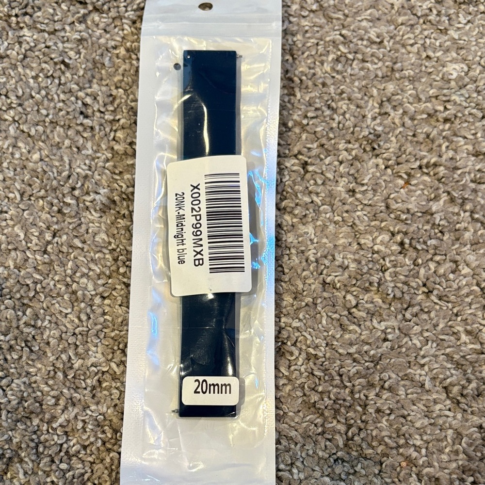 Midnight Blue Replacement 20mm Wearable Wristband